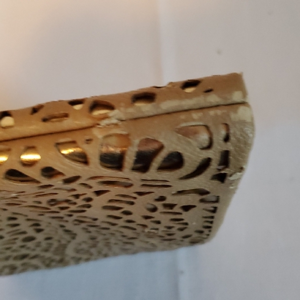 Ivanka Trump Gold Cutout Clutch - Picture 13 of 16